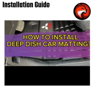 Nissan. Sylphy/ Almera 2014-2021 Diamond Deep Dish Car Floor Matting – Full Set Waterproof Anti-Slip Easy to Clean