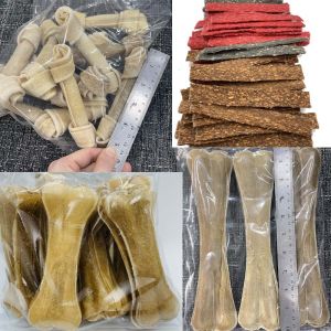 ไก่พันเศษครันชี่ ขนมสุนัข เศษใหญ่ ไก่พันครันชี่ หัก ปริมาณ 450g