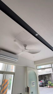 38 52 Inch Ceiling Fan ABS Blades Without Light DC Remote Control Ventilator for Living Room Restaurant Office Cafe Decoration