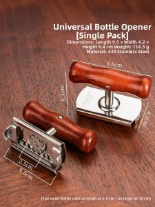 Multifunction Can Opener Stainless Steel