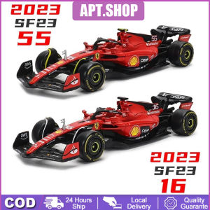 Bburago 1:43 F1 2023 Ferrari SF23 16 Charles Leclerc RB19 1 Max Verstappen W14 RB18 W13 Model Mobil Balap Paduan Simulasi