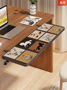 Folding Extendable Desk Extension Board Keyboard Tray Arm Support