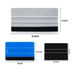 Bộ Dụng Cụ Gạt Vinyl Với Cạnh Nỉ - 4IN/5IN/6IN/8IN Dụng Cụ Gạt Vinyl Ô Tô Dụng Cụ Dán Decal Giấy Dán Tường - Bộ Dụng Cụ Bọc