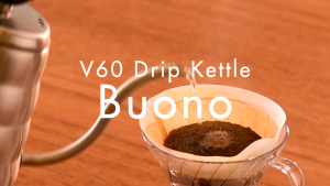 HARIO Drip Kettle Buono | Stainless steel | Easy-grip handle