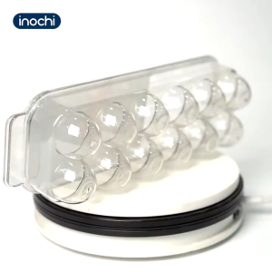 (Chính hãng Inochi) Khay đựng trứng Yoko chất liệu nhựa PET có nắp đậy