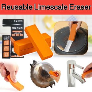 Reusable Limescale Eraser Kitchen Faucet Cleaning Tools Faucet Rubber Cleaning Brush Cookware Pot Rust Remover Tool