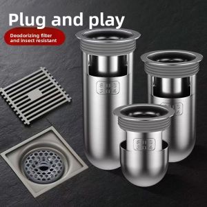 MONLEYTA | German Selected Bathroom Drain Odor Eliminator Universal Seal Cover Anti-Back Odor Insect Proof Toilet Accessory