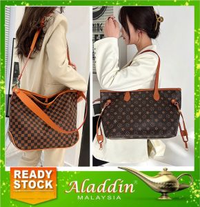 Aladdin Beg Tangan Wanita Beg Bahu Jinjing Silang (Star Brown Travel Office Dinner Sling Shoulder Bag Women Handbag Tote )11P2