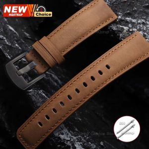 Vintage Matte Watch Band 20mm 22mm Genuine Smartwatch Leather Quick Release Strap for Omage Belt for Seiko Bracelet for Rolex