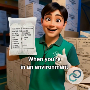 Nitrile Cleanroom Exam Glove Long Cuff Powder Free White 100 Pcs Size S M L XL Product Malaysia