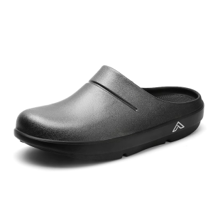 Famones Mens Slip-On Slippers Thick Soft Bottom Arch Support Kitchen Outdoor Anti-Slip Shoes Comfortable EVA Material Casual Style