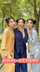 Tâm An Diện Đẹp: Khám Phá Set Bộ Pháp Phục Gấm Vân Thiết Kế Cách Tân SET006- Khánh Linh Style