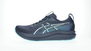 ASICS Men GEL-KAYANO 33 Running Shoes in Midnight/Ice Mint