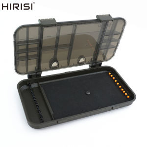 Hirisi Carp Fishing Tackle Box Equipment for Fishing Rig Hair Ronnie Zig Rig Box Accessories Swivel Storage Case Rig Wallet