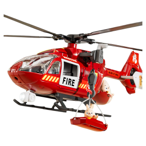 MABAOMABAO | Fire Rescue Helicopter Toy Model for Boys 3-6 Years