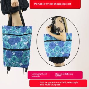 Portable Foldable Trolley Shopping Bag