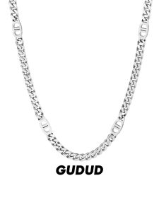 GUDUD | Pig Nose Style Cuban Chain Necklace