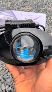 Foglamp Projector Q8 Lensa LED Projie BiLED Lampu Kabut Mobil 2 Inch Inchi Inci 3 Warna