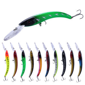 1 PCS 15.5cm 16.3g Wobbler Fishing Lure Big Crank Bait Minnow Bass Trolling Artificial Bait Pike Carp Lures Fishing Goods