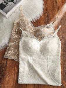 French Lace Camisole With Pads