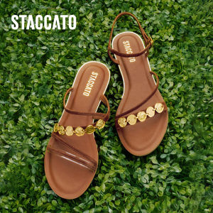 Staccato รองเท้าแตะผู้หญิง Roman Casual Flat Sandals รองเท้าแตะส้นแบน 9JI60/9JI61