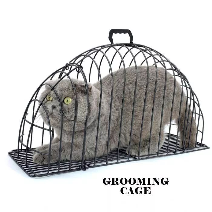 ❤ Mabilis na delivery Cat Shower Cage Pet Cage Cat Bath Anti-grab
