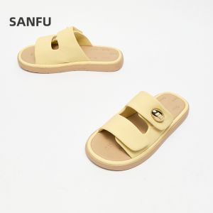 SANFU | Relaxing Summer Slide Sandals Wide Strap and Thick Sole