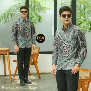 COUPLE GAMIS SUAMI ISTRI WARNA SAGE COUPLE GAMIS BATIK TERBARU COUPLE BATIK SUAMI ISTRI COUPLE SARIMBIT SUAMI ISTRI