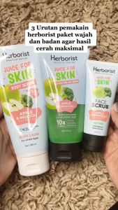 HERBORIST Juice for Skin body serum Scrub dan Exfloitasi Perawatan Kulit 180 ml serum vitamin C