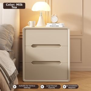 Puang | Creamy Style New Simple Small Storage Bedside Cabinet