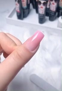 Nail.world Poly Gel Nail Extension 15ML Crystal Extender Poly Gel Nail Polish Tips Quick Building Fake Nails Jelly Clear Longer Stronger Nails DIY