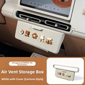 HUAYUQIANYU | Storage Box for Central Console and Air Outlet Phone Card Holder