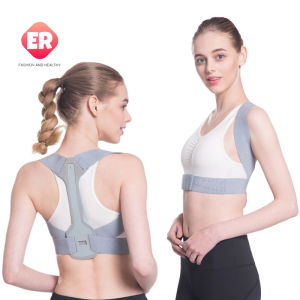 【ER】IN STOCK สายแก้ไขป้องกัน hunchback เข็มขัดสนับสนุนไหล่กระดูกสันหลัง ปรับตัวแก้ไขที่มองไม่เห็นได้สำหรับท่างหลัง