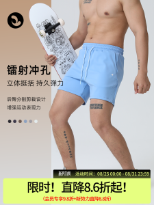 กางเกงขาสั้นกีฬาสำหรับผู้ชาย SOSOLEMON ทรงสามส่วน ทรงหลวม ระบายอากาศได้ดี ดูดซับเหงื่อ แห้งเร็ว ยืดหยุ่นสูง ทรงหลวม ทรงหลวม