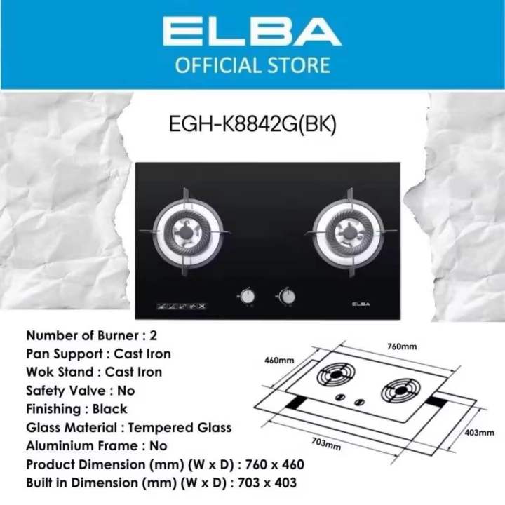 ELBA%20Dapur%20Gas%20Stove%20EGH-K8842G(BK)/8843G(BK)/8742G(BK)%20Glass%20Stove%20Kitchen%20Hob%20Stove%20Kitchen%20Appliances%20Dapur%20Hob%20Masak%20-%20Image%206