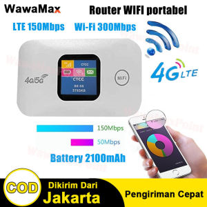 MODEM WIFI 4G UNLOCK OPERATOR 4G Portable Mobile WiFi USB Mobile WiFi Modem Kecepatan Tinggi 4G Wireless Portable WIFI Layar warna MF968