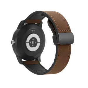 Leather Strap 20mm 22mm Soft Band for Samsung Galaxy Watch5 Pro 45mm 4 6 Classic 42mm 46mm Huawei GT4 3 2 3 Magnetic Buckle