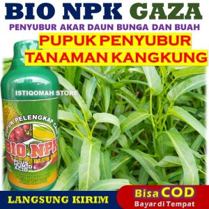 Pupuk Cair Penyubur Daun Tanaman Kangkung Terbaik NPK GAZA 500ML Pupuk Daun Pelebat Daun Kangkung Cepat Tumbuh Subur Pupuk Cair Kangkung Ampuh Pupuk Daun Sayuran Pupuk NPK Cair Kangkung Booster Tanaman Daun Lebat dan Hijau