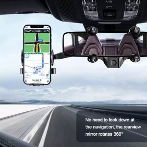 Interior Car Rearview Mirror Phone Holder: A Multifunctional Navigation Accessory