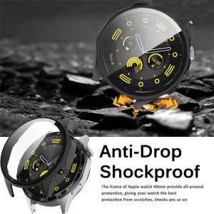 Case For Huawei Watch GT 6 Pro 46mm 41mm Full Coverage Bumper Case For Huawei Watch GT 5 Pro GT4 GT3 Pro Cover with Tempered Glass Screen Protector