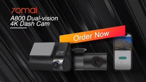 70mai A200S 1080P & A400S 2K & A500S 2K & A510S 2.7K & A800S & A810S 4K Pro Plus & S500 3K with Rear Cam 1944P Dashcam Built-in GPS Cam Car DVR Camera Global English