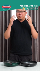 Chảo chống dính đáy từ SUNHOUSE ECO SHMxxPLUS (xx: size từ 18-30cm) - Phù hợp với mọi loại bếp