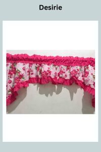 matchy curtain desirie 2 fuschia pink (DOUBLE SINGLE PRINTED/PLAIN MSP 3IN1)