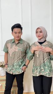 Atasan Blouse Batik Pasangan Sekeluarga & Baju Kerja Motif Inara