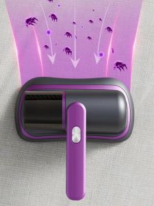 Mattress Vacuum UV Cleaner 8000Pa Suction Cordless Handheld Mite Remover Vibration HEPA Filter Bed Sofa Carpet Cleaner
