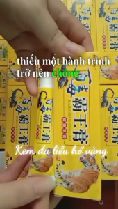 5 Tuýt Kem con Hổ bôi viêm da vảy nến á sừnghắc làolang ben....