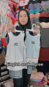 Singlet Anak Agree ST02 Warna putih / Kaos dalam anak / Singlet anak