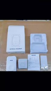 Cross-border hot M01 Household 1 Drag 2 Electronic Wireless Doorbell without Plug-in   Emergency Bell Ding Dong Old Man Beeper