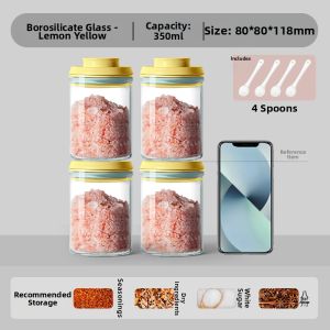 Ankou | Sealed Moisture-Proof Spice Jar Kitchen Home Use