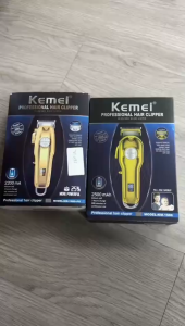 Kemei KM-1986 PG KM-732 Electric Hair Clipper Set All-Metal Barber Professional Electric Cordless LCD Hair Trimmer